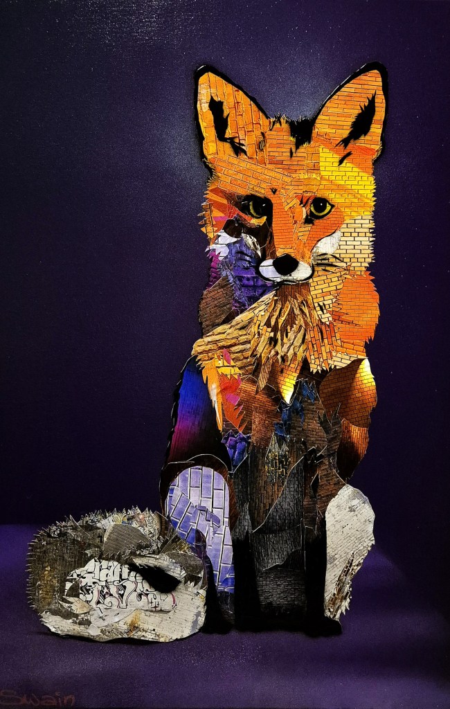 Fox Collage by Chris Swain