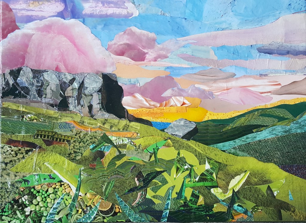 Cow and Calf collage